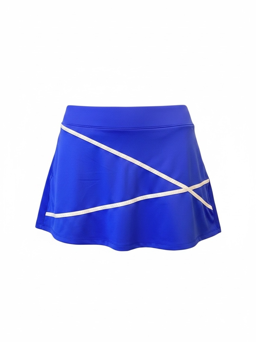 COURT HALEY Women size M Electric Blue Skater Tennis Golf Skort Contrast Trim